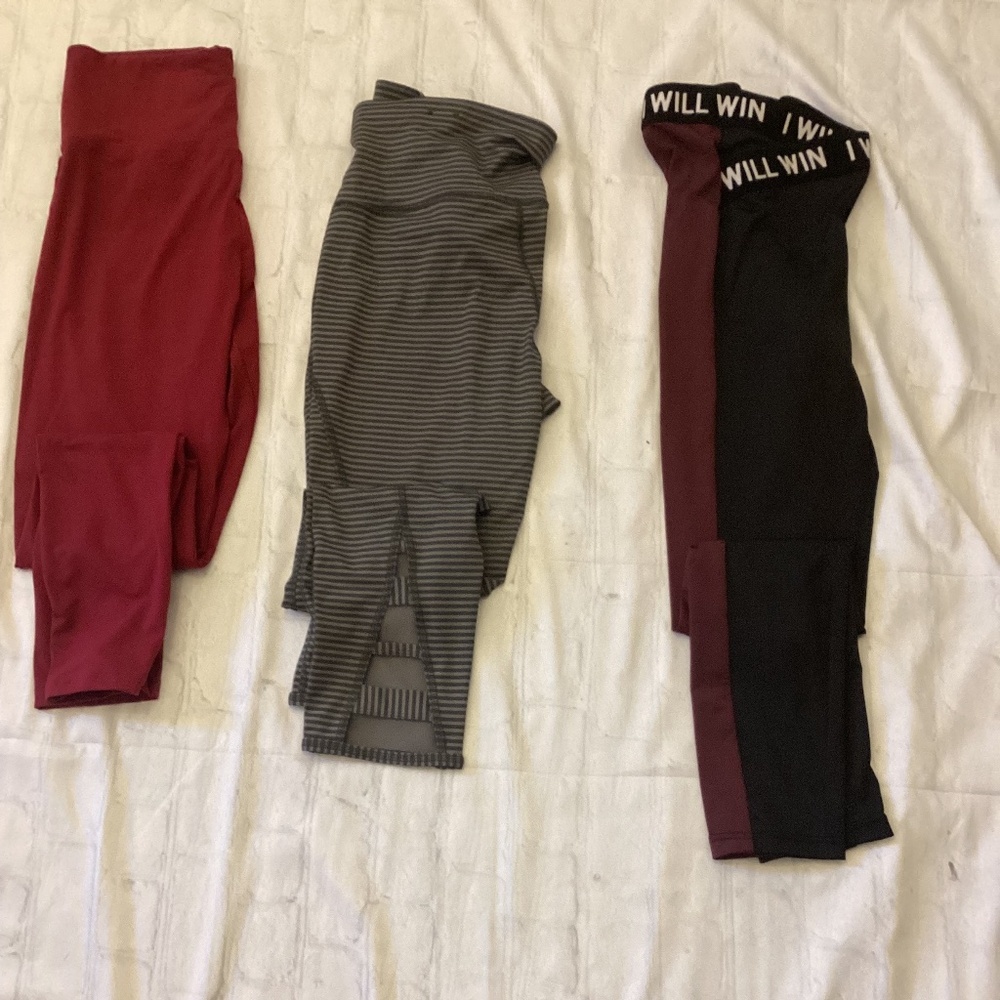 (3 pair) Bundle) Leggings Bundle (Mixed Colors) (Size 12)